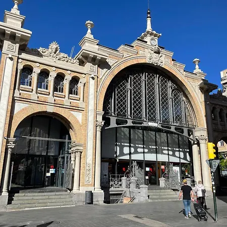 Atico Junto A Mercado Central, Con Parking Gratis 사라고사